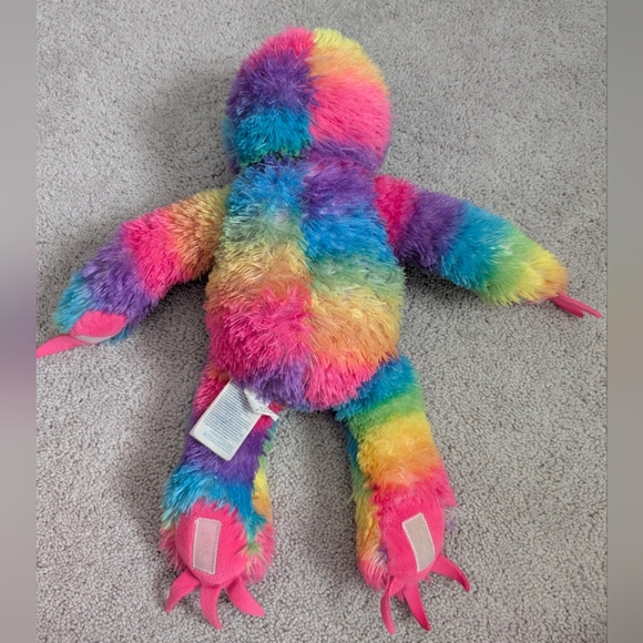 Build A Bear Rainbow Sloth Plush Soft Toy Stuffed Animal Multi-Color Tie-Dye - Picture 8 of 10